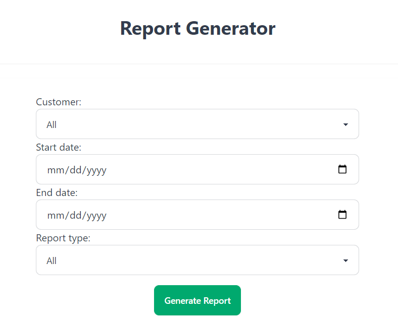 State PDF Report